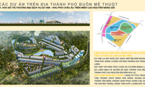 Quy hoạch 1/500 Khu đô thị thương mại dịch vụ phường Ea Tam, Buôn Ma Thuột