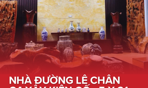 💥BÁN NHÀ XÂY KIÊN CỐ HẺM 5M LÊ CHÂN – EA TAM