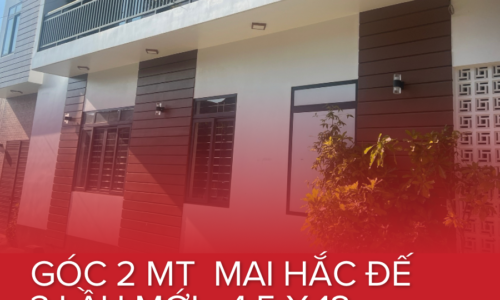 💥BÁN NHÀ 3 LẦU GÓC 2 MT MAI HẮC ĐẾ – TÂN THÀNH