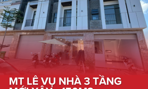 💥BÁN NHÀ 3 LẦU MT LÊ VỤ – CĂN DUY NHẤT