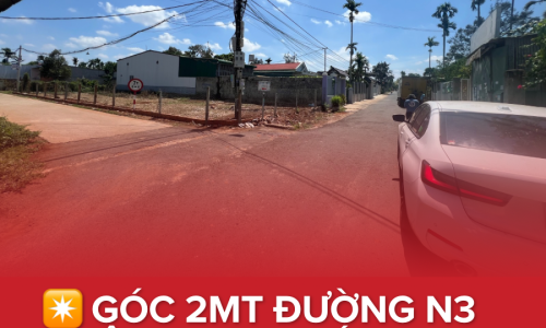 💥BÁN LÔ GÓC 2MT ĐƯỜNG N3 BUÔN JU – ĐẠT LÝ